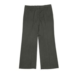Sandro Paris Grey Charcoal Tweed Straight Leg‎ Career Office Pants Women 14